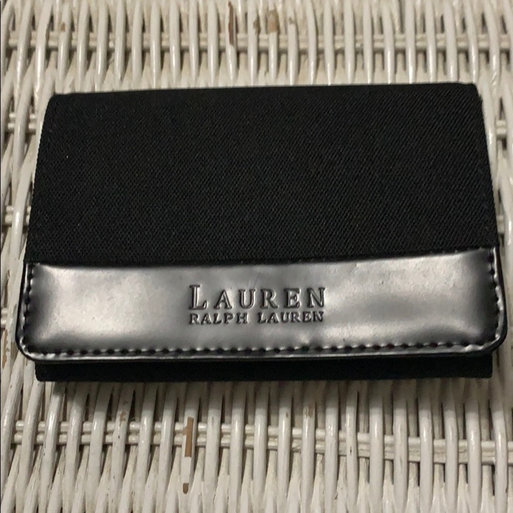 LAUREN Ralph Lauren black change purse/billfold